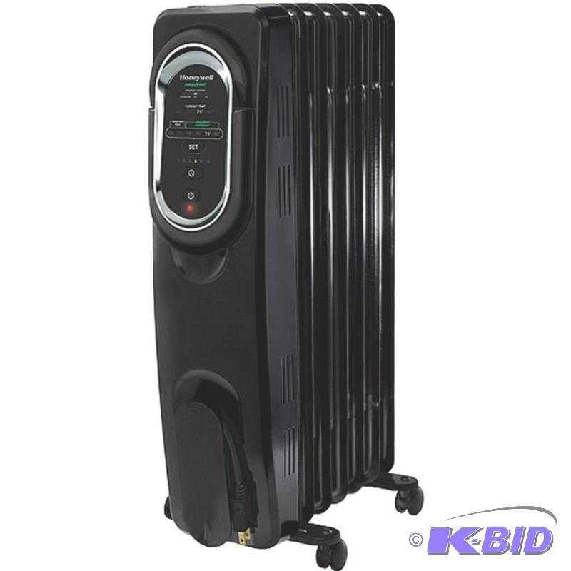 lot 90 image: Honeywell EnergySmart Oil-Filled Radiator, Black