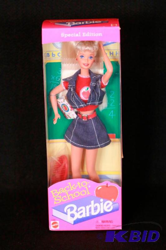 lot 110 image: 1996 Back To School Barbie Special Edition NIB