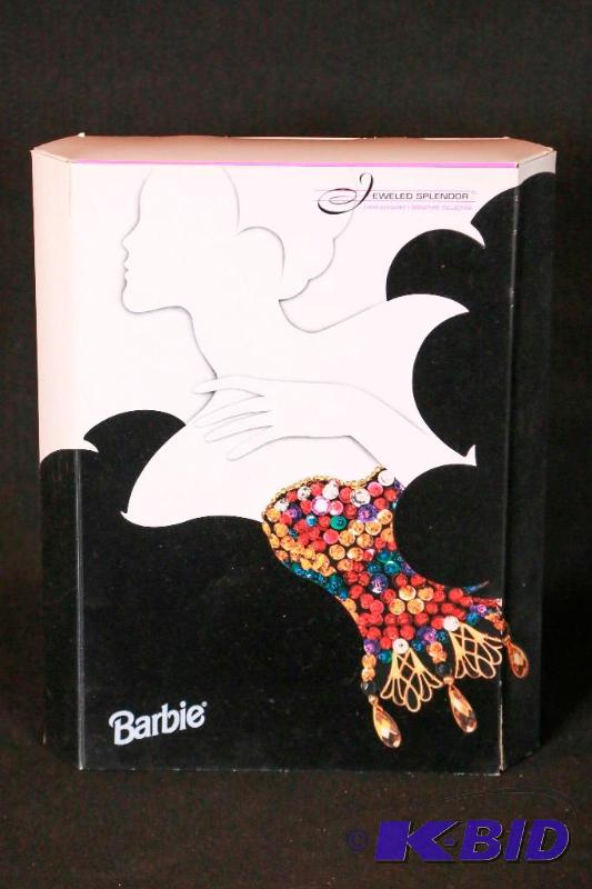 lot 117 image: 1995 FAO Schwarz Jeweled Splendor Limited Edition Barbie NIB