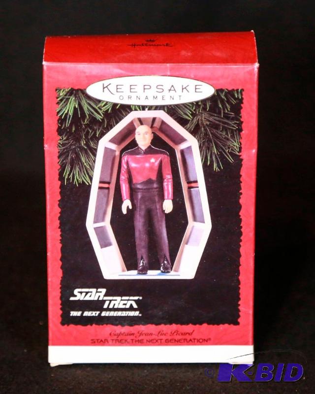lot 140 image: 1995 Jean Luc Picard Star Trek Hallmark Keepsake Ornament