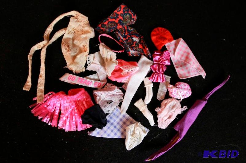 lot 187 image: Original Barbie Clothes & Accessories Lot