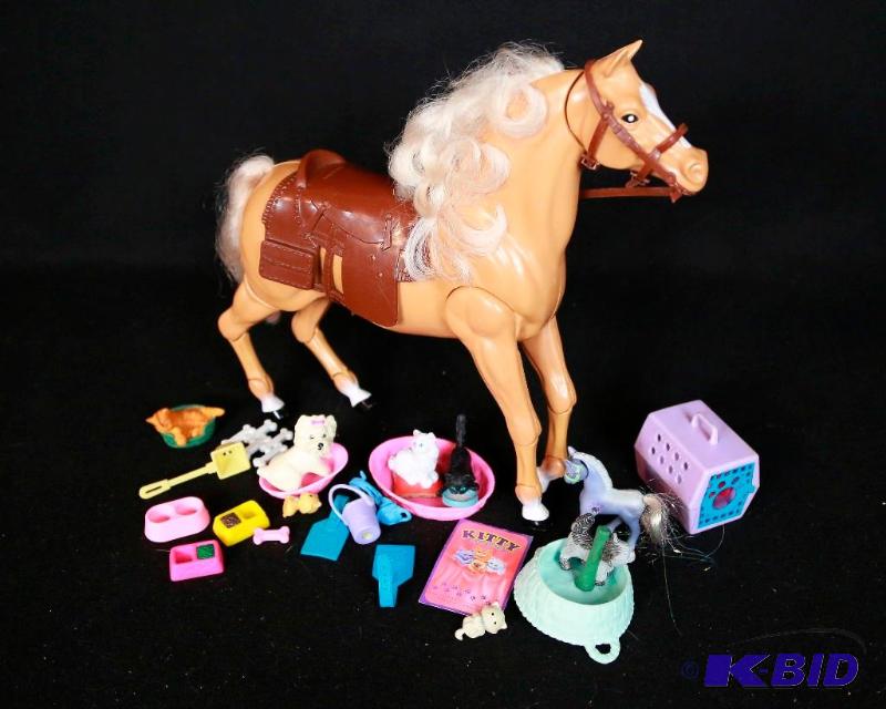 lot 234 image: Original Barbie Accessories Lot