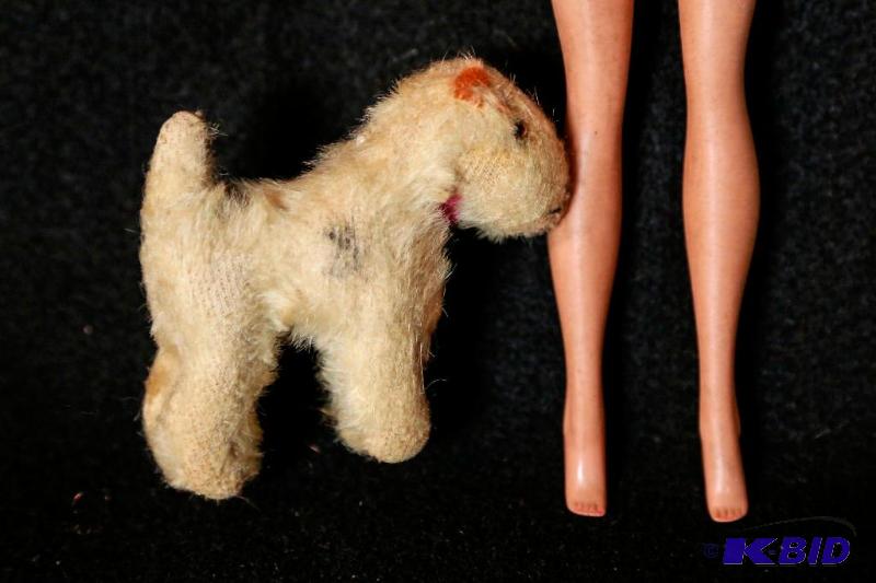 lot 249 image: Vintage Dog  Horse Doll -- Old