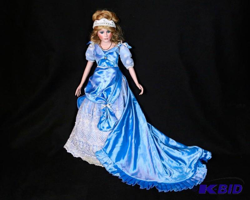 lot 271 image: 3 Foot Michael Reid Constance Porcelain Doll -- WOW