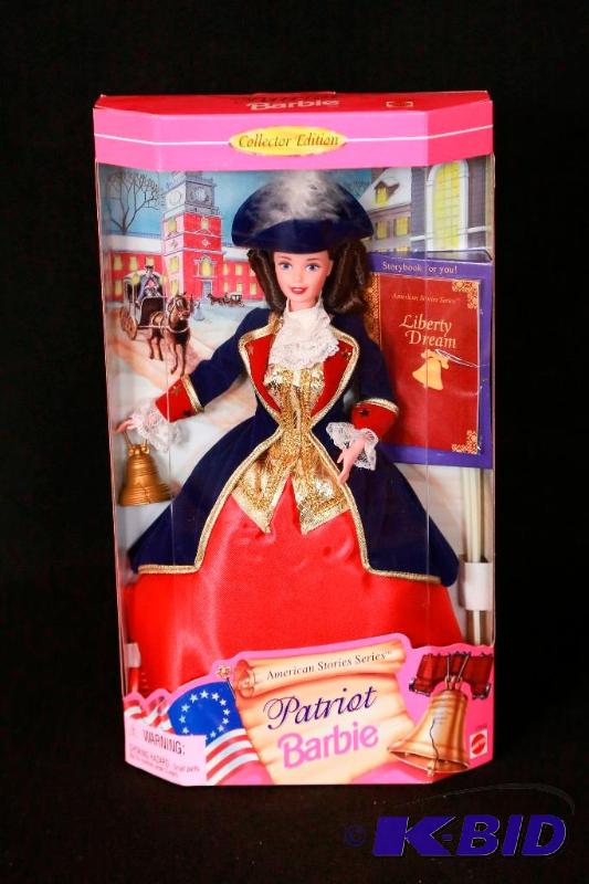lot 69 image: 1996 Patriot Barbie NIB