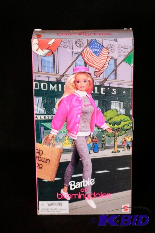 lot 72 image: 1996 Barbie at Bloomingdales NIB
