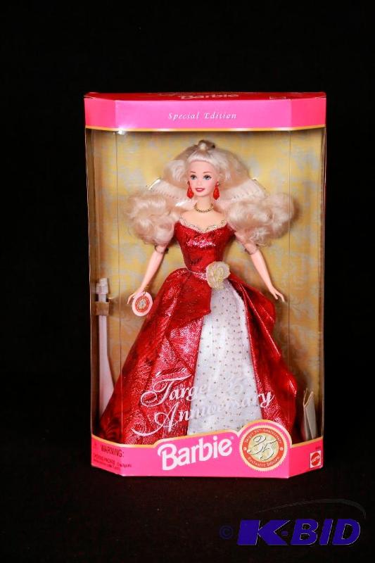 lot 86 image: Target 35th Anniversary Barbie NIB