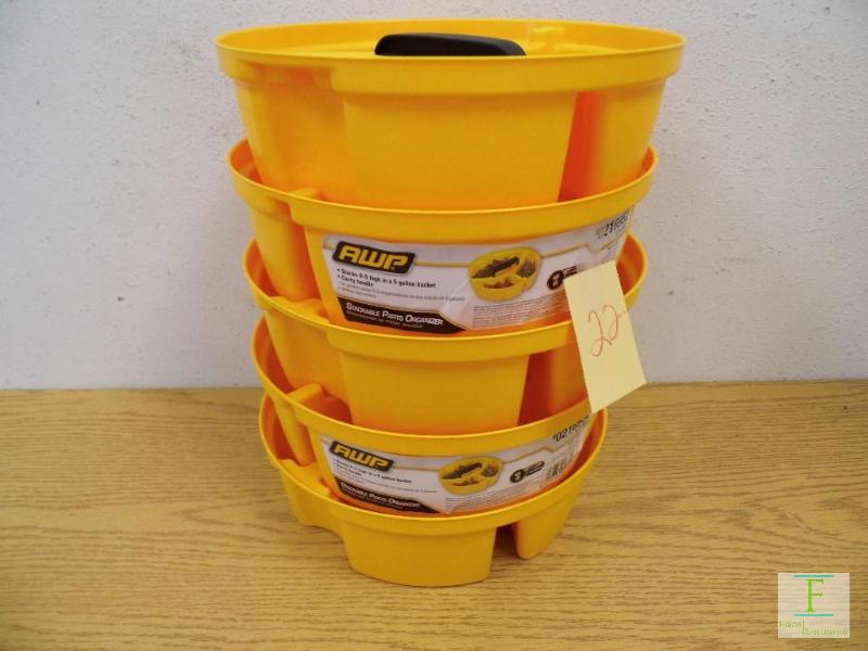 5 Piece AWP Stackable Organizers