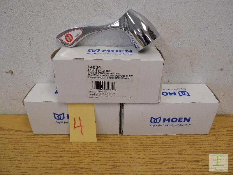 3 Moen Sani Stream Faucet Handles