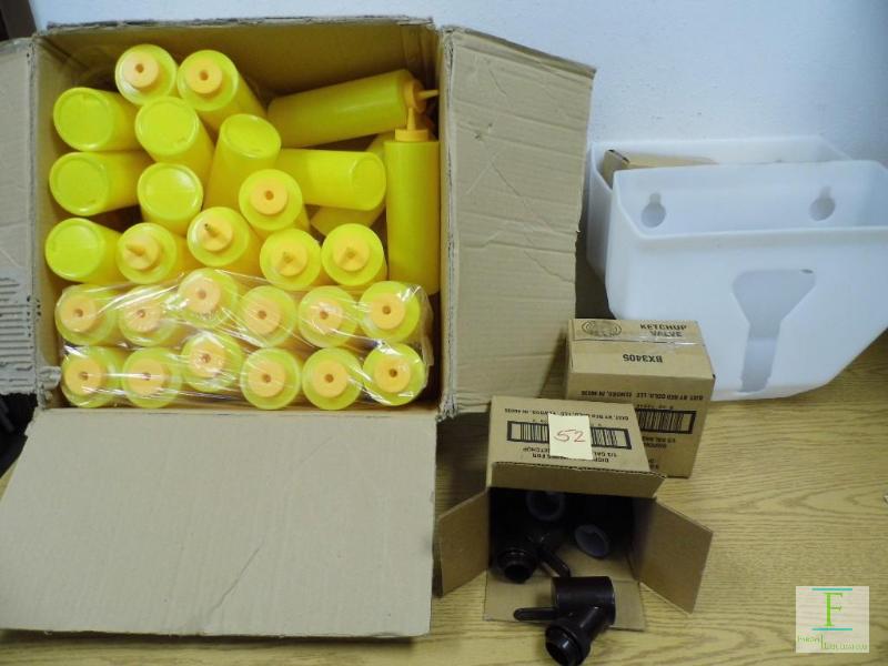 Mustard Bottles - Condiment Dispensers