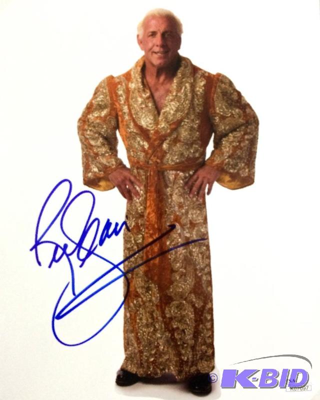 Authenticated Signed Ric Flair Photo