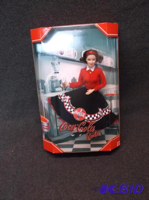 lot 127 image: Collectable Coca-Cola Barbie collectors editi...