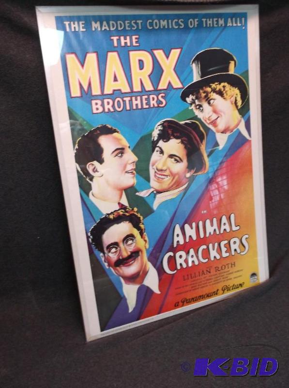 lot 128 image: Collectable Marx Brothers in animal crackers ...