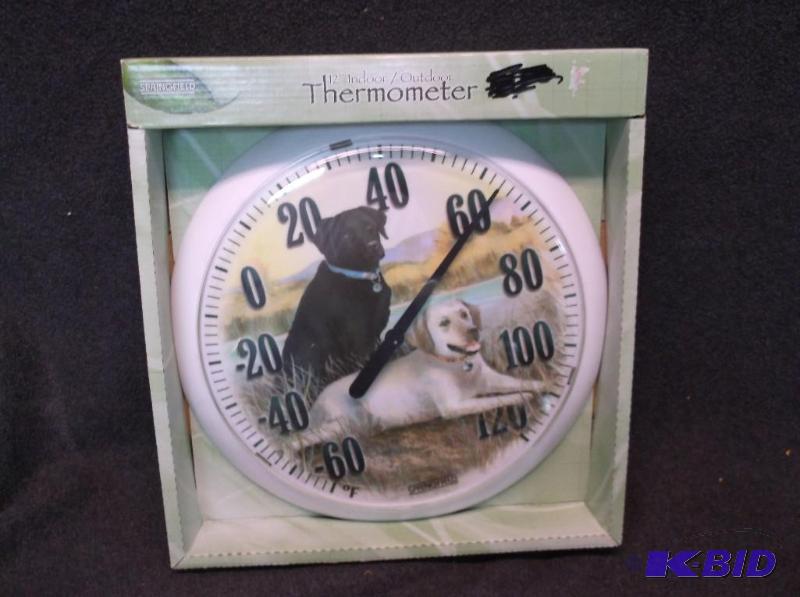 lot 146 image: Springfield 12" indooroutdoor thermomet...