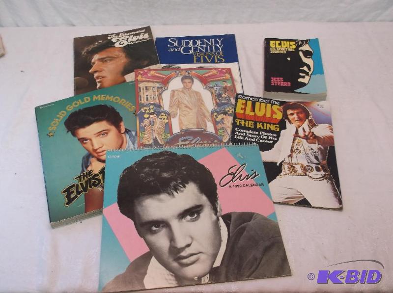 lot 164 image: Large lot of collectable Elvis memorabilia in...