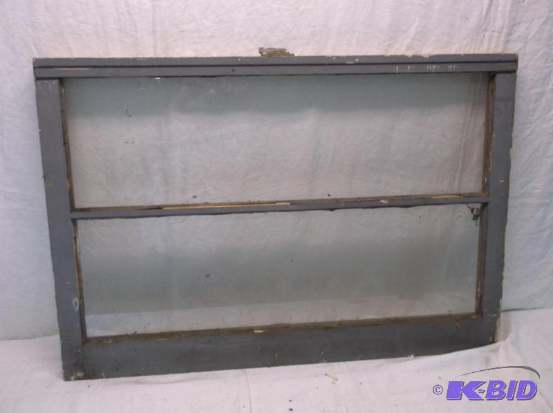 lot 37 image: Vintage 2 pane window measuring 35 14" ...