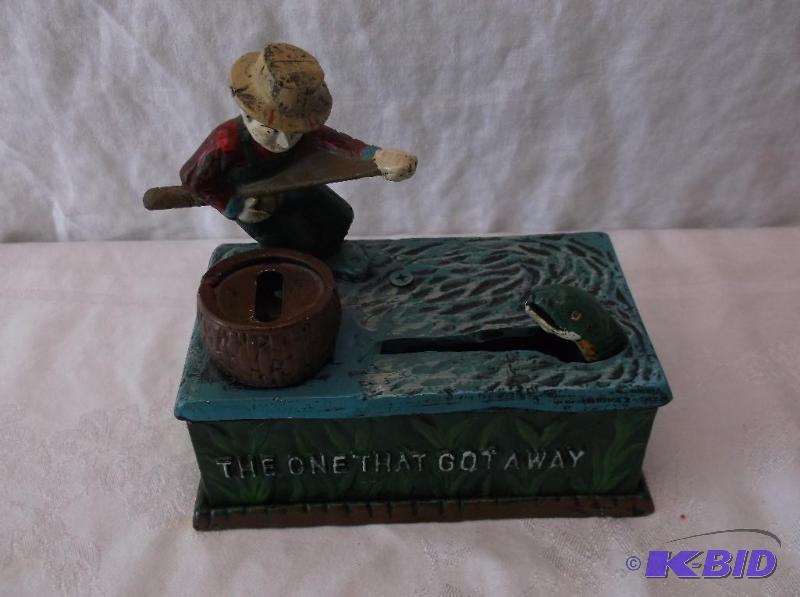 lot 53 image: Cast iron &quotThe One That Got Away" b...