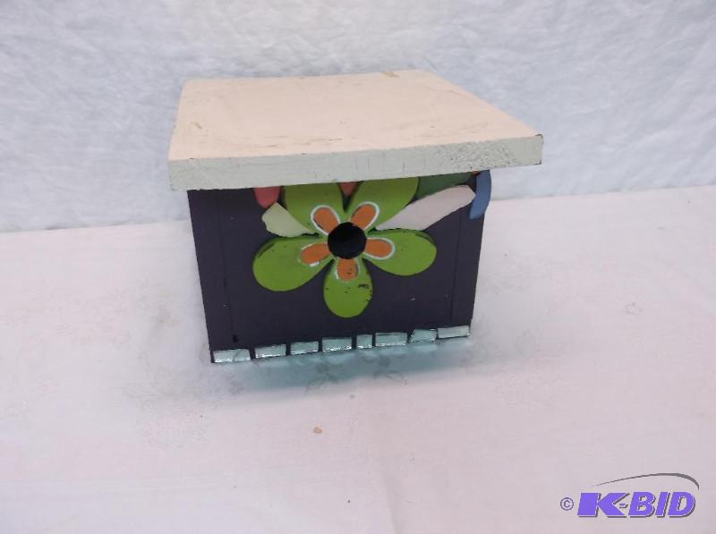lot 73 image: Hand crafted bird house in good usable condit...