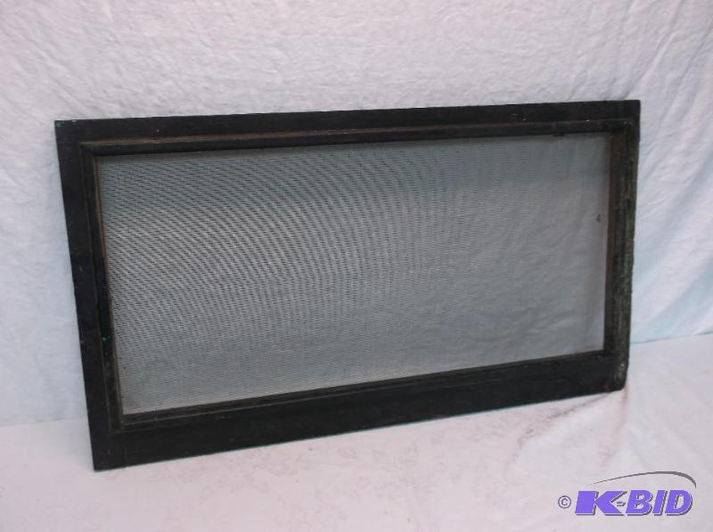 lot 84 image: Vintage window screen measuring 33 78" ...