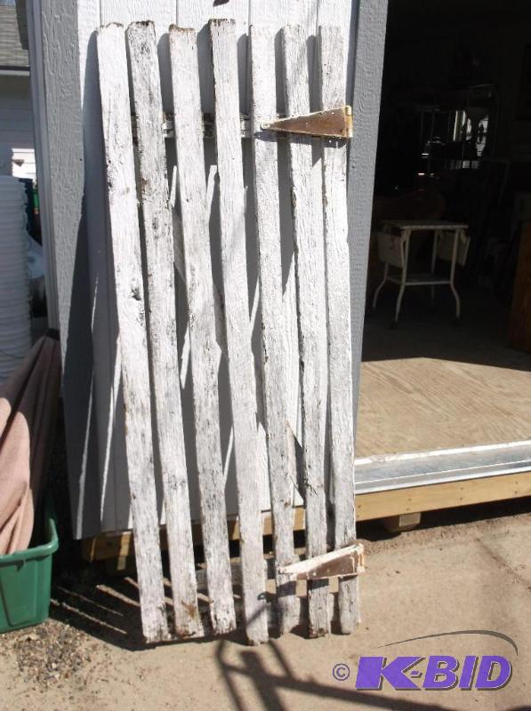 lot 97 image: Vintage barn door measuring 27 14" L x ...