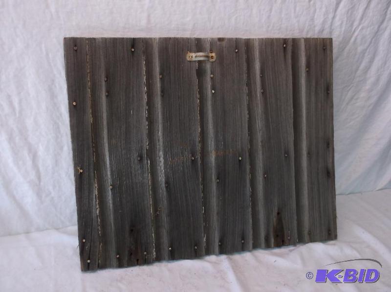 lot 98 image: Vintage silo door measuring 22 14" L x ...