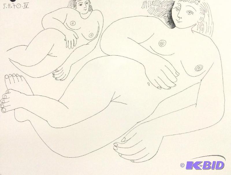 Lot of 4 Picasso Lithographs The Berggruen Album
