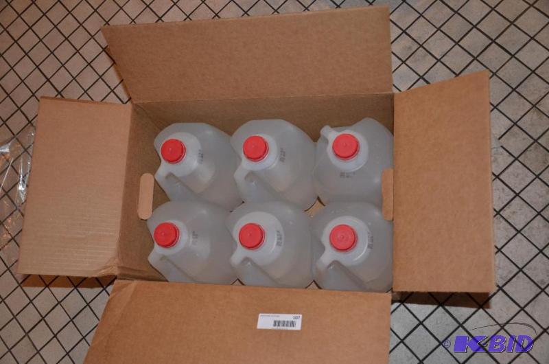 lot 107 image: Case of unopened distilled water, 6 gallons...
