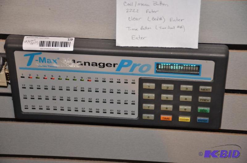 lot 19 image: T Max Manager Pro with 5 remote wall timers T...