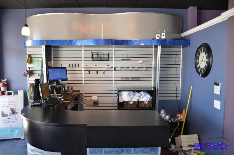 lot 34 image: Large wall display. 142x112" Bring tools...