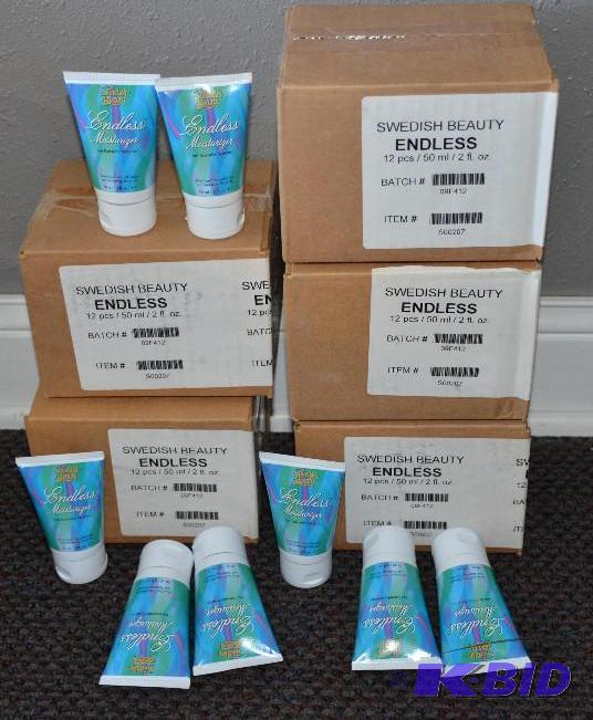 lot 43 image: Swedish Beauty Endless Moisturizer, 12 bottle...