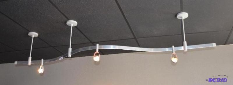 lot 46 image: Track light 84" long, track light 48&quo...