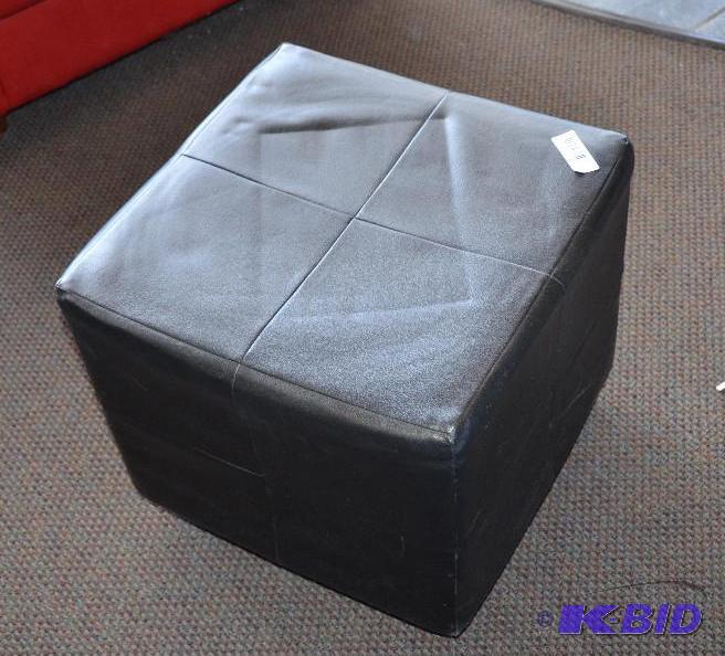lot 53 image: Ottoman 18x18x16" purchased new Oct 2007...
