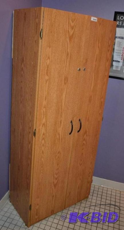 lot 83 image: Cabinet 30x14x72", contents not included...