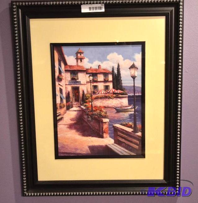 lot 88 image: Framed print 12x18"...