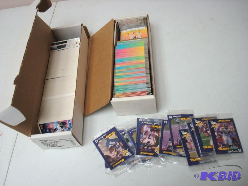lot 105 image: Lot of Baseball And Football Cards...