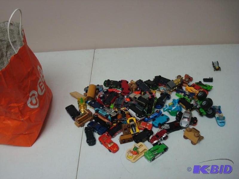 lot 121 image: Bag Filled With Toy Cars...