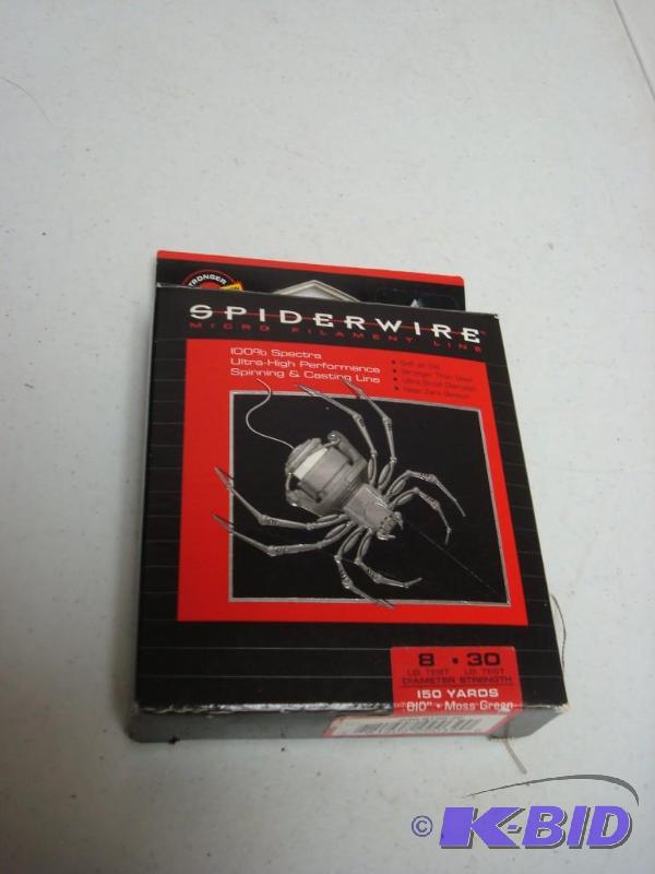 lot 131 image: Box Of Spider Wire Fishing Line...