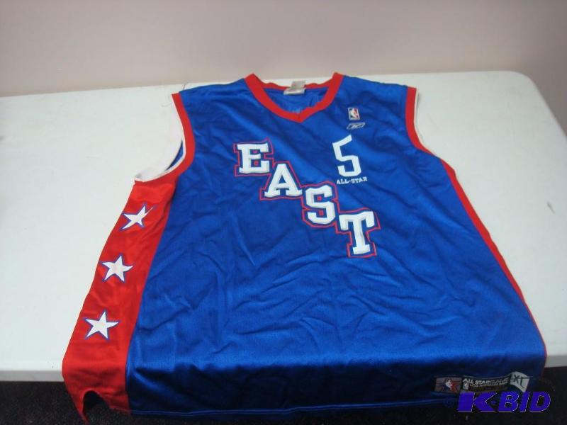 lot 135 image: Jason Kidd All Star Jersey Size XL...