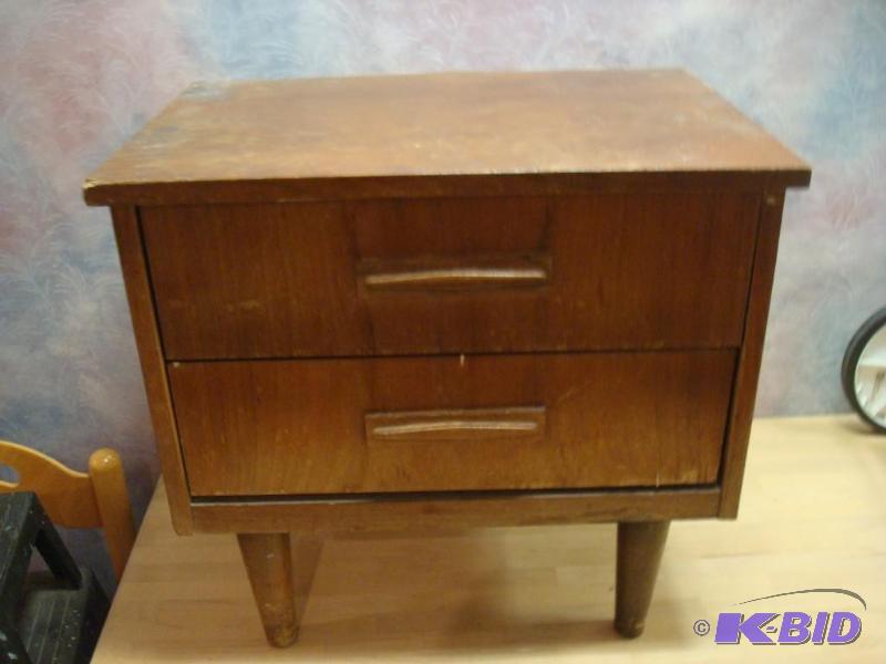 lot 14 image: Nightstand End Table, Used Shows Much Wear...