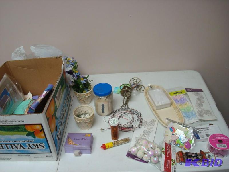 lot 196 image: Box Filled With Items...