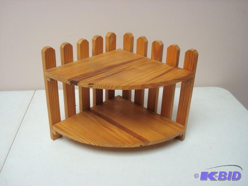 lot 23 image: Small Wood Plant Stand...