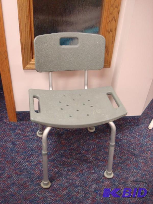 lot 27 image: Adjustable Shower Chair...