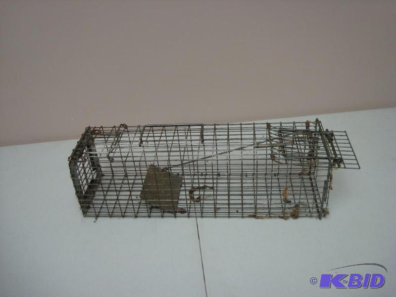 lot 42 image: Metal Live Animal Trap, Used, Works Good...