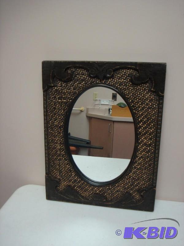 lot 52 image: Hanging Wall Mirror...