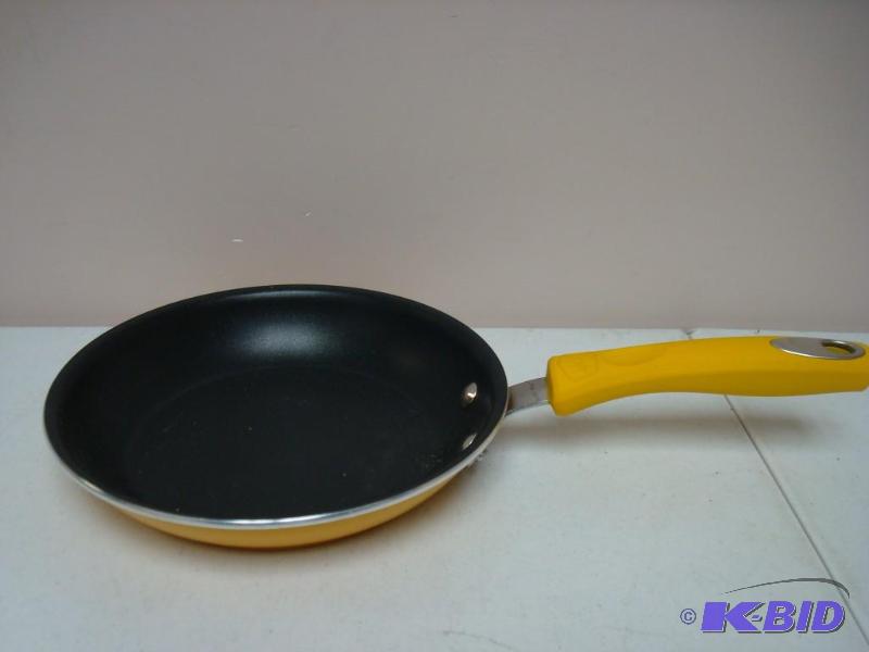 lot 59 image: Guy Fieri 8 Inch Yellow Pan, New...