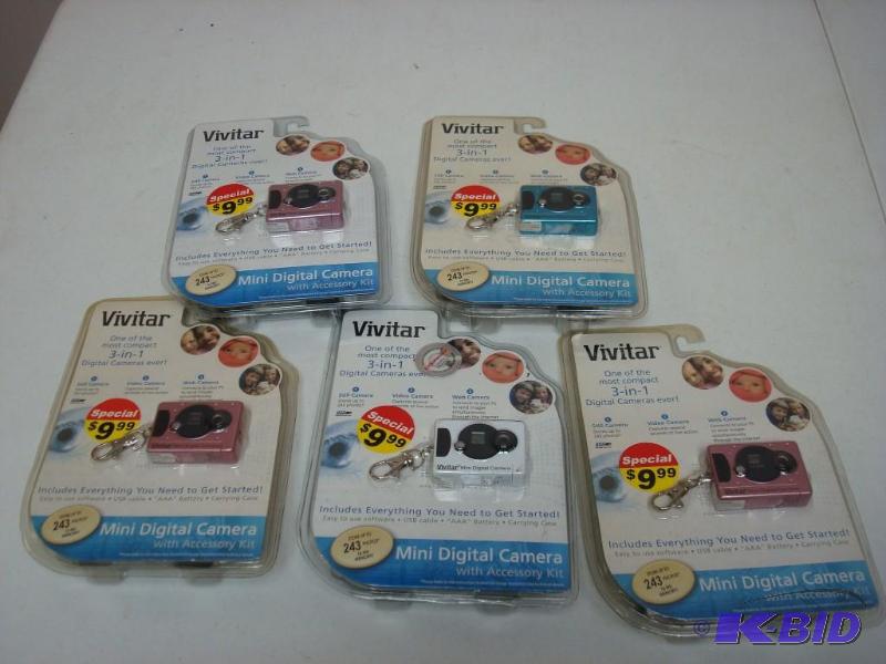 lot 78 image: Lot Of New Mini Digital Cameras...