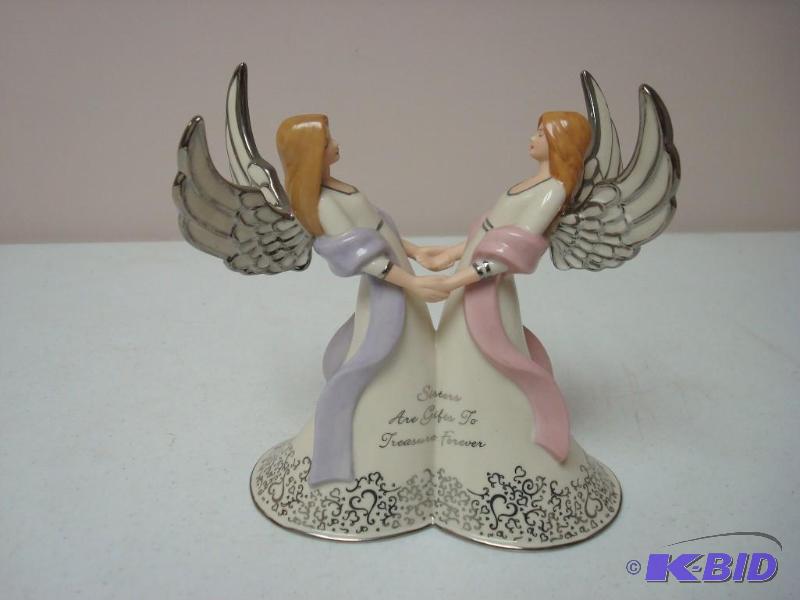 lot 83 image: Sister Are Gifts Bradford Music Box Figurine...