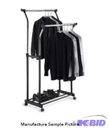 Double Adjustable Garment Rack - This double ...