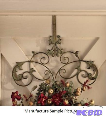 Wreath Holder - Metal wreath holder has a dis...