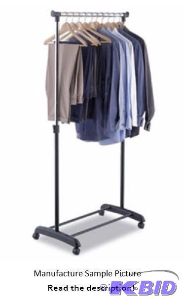 Lot of 2 Adjustable Garment Racks - Store you...